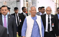 Chief Adviser returns home from London