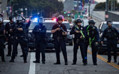 More than a dozen arrested during clashes in LA area