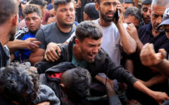Gaza rescuers say Israel army kills more than 50 people near aid site