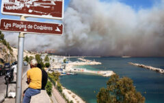 France wildfire shuts down Marseille airport, halts trains
