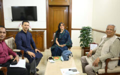 Tajuddin Ahmad’s family meets Chief Adviser
