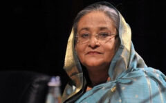 Sheikh Hasina gives threat to tribunal and law enforcing officials