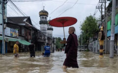 Flash floods kill 6 in Myanmar-China border town