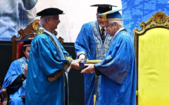 Prof Yunus receives honorary doctorate degree from UKM