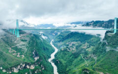 World’s highest bridge opens to traffic in China