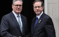 UK’s Starmer hosts Israeli president for tense visit
