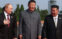 Kim, Putin at Xi’s side for massive China military parade