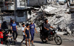 Gazans hail Trump ceasefire call as Hamas agrees to free hostages