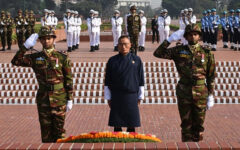 Bhutanese PM pays homage to Liberation War martyrs in Savar