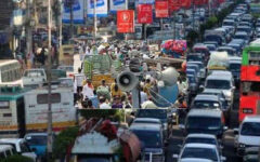 Mobile court fines vehicles for noise pollution in Dhaka