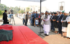 CA joins namaj-e-janaza of Shaheed Hadi