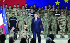 Macron in UAE for bilateral talks, Christmas with French troops