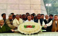Tarique Rahman pays homage at his father’s grave with thousands of leaders, activists 