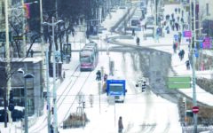 Freezing rain paralyses transport in Central Europe
