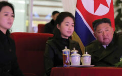 North Korean leader’s daughter in first visit to symbolic mausoleum