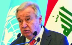 UN chief calls on Israel to reverse NGOs ban in Gaza