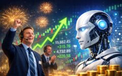 Stock markets in Asia and Europe reached record highs on Wednesday as AI concerns ease