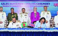 Bangladesh, UK sign survey vessel purchase agreement for Navy