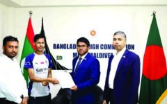 Maldives mission aids injured Bangladeshi worker’s return home