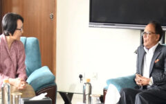 Bhutanese Ambassador meets ICT Minister Faqir Mahbub 