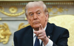 Trump says US Navy could escort tankers, Iran aimed to strike first