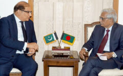 Pakistan’s high commissioner meets the minister of cultural affairs of Bangladesh