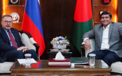 Russian envoy meets PM’s defence adviser