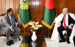 Algerian Ambassador calls on Speaker Hafiz Uddin Ahmed