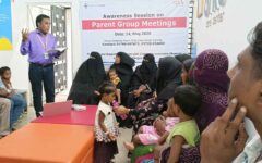 Awareness meeting for parents of children with clubfoot held in Cumilla